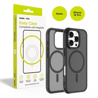 Mobile Origin Hybrid MagSafe iPhone 16 Pro kemény hátlap tok - matt fekete