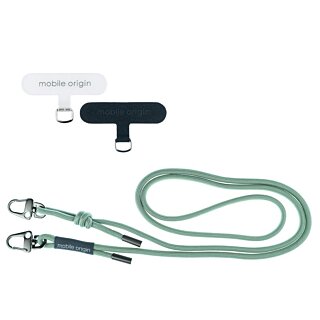 Mobile Origin univerzális okostelefon nyakpánt 6mm 82-163cm - zöld