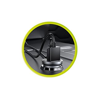 Mobile Origin CA12 autós szivargyújtós töltő (1xUSB-C, 1xUSB-A) 30W - fekete