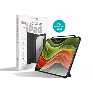 Mobile Origin Rugged iPad Pro 11" (2022) kinyitható ütésálló tok - fekete