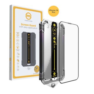 Mobile Origin Screen Guard iPhone 14 Pro teljes kijelzővédő üveg felhelyező applikátorral