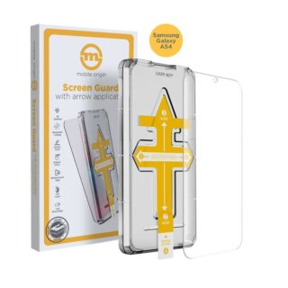 Mobile Origin Screen Guard Samsung Galaxy A54 5G teljes kijelzővédő üveg felhelyező applikátorral