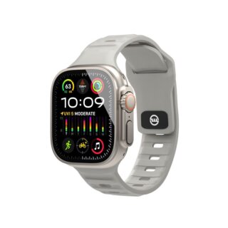 Mobile Origin Strap Apple Watch 46mm / 45mm / 44mm / Ultra 49mm szilikon szíj - szürke