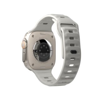 Mobile Origin Strap Apple Watch 46mm / 45mm / 44mm / Ultra 49mm szilikon szíj - szürke