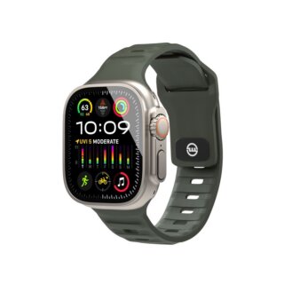 Mobile Origin Strap Apple Watch 46mm / 45mm / 44mm / Ultra 49mm szilikon szíj - zöld