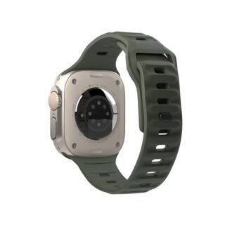 Mobile Origin Strap Apple Watch 46mm / 45mm / 44mm / Ultra 49mm szilikon szíj - zöld