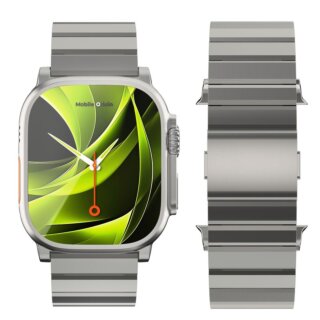 Mobile Origin Modena Apple Watch 46mm / 45mm / 44mm / Ultra 49mm titán szíj - titán