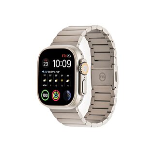 Mobile Origin Titanium Apple Watch 46mm / 45mm / 44mm / Ultra 49mm titán fém szíj - titán