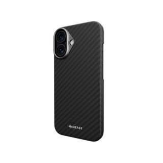 SwitchEasy MagEasy Kev M MagSafe iPhone 16 kemény tok - fekete