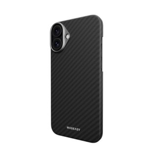 SwitchEasy MagEasy Kev M MagSafe iPhone 16 Plus kemény tok - fekete