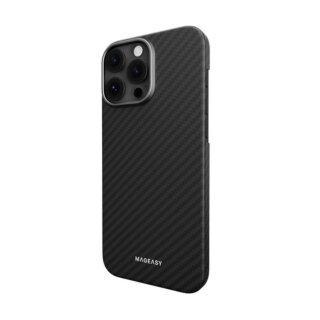 SwitchEasy MagEasy Kev M MagSafe iPhone 16 Pro Max kemény tok - fekete