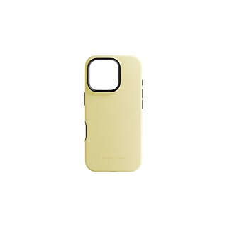 Native Union Active MagSafe iPhone 16 Pro ütésálló bőr hátlap tok - sárga