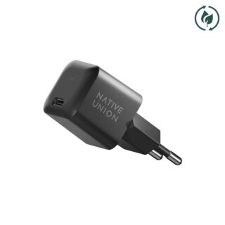 Native Union Fast GaN 2xUSB-C hálózati töltő PD30W - fekete