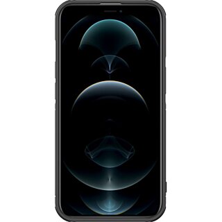 Nillkin Cyclops iPhone 13 Pro Max kemény hátlap tok kameravédővel - fekete/ átlátszó