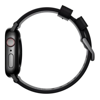 Nomad Modern Apple Watch 46mm / 45mm / 44mm / Ultra 49mm bőr szíj - fekete