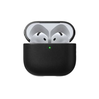 Nomad Modern Leather Apple Airpods 4 bőr tok - fekete