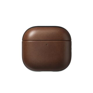 Nomad Modern Leather Apple Airpods 4 bőr tok - barna