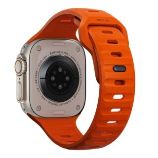 Nomad Sport Apple Watch 46mm / 45mm / 44mm / Ultra 49mm szilikon szíj - narancssárga