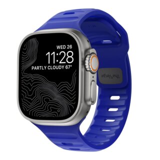 Nomad Sport Apple Watch 46mm / 45mm / 44mm / Ultra 49mm szilikon szíj - kék