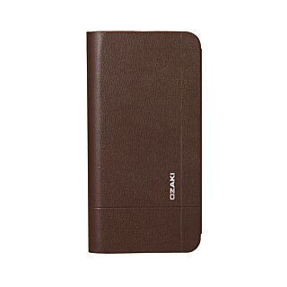 Ozaki O!coat Aim + iPhone 6 Plus / 6s Plus bőr tok - barna