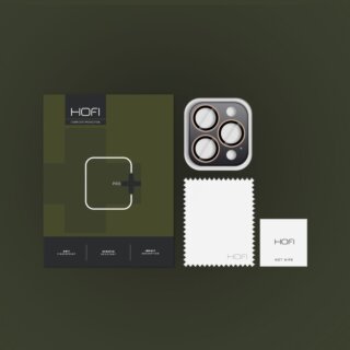 Hofi Camring Pro+ iPhone 16 Pro / 16 Pro Max lencsevédő üvegfólia - sivatag titán