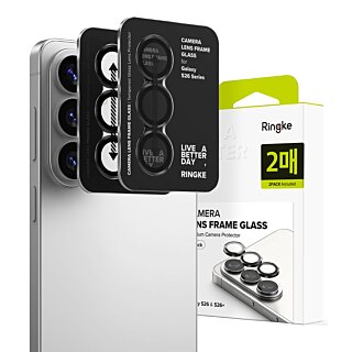 Ringke Camera Samsung Galaxy S26 / S26+ Plus kamera lencsevédő üvegfólia - fekete