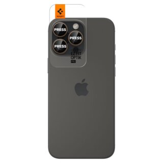 Spigen Optik Pro Glas.TR iPhone 16 Pro / 16 Pro Max kamera lencsevédő - 2db - sivatag titán
