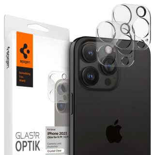 Spigen Glas.tR iPhone 14 Pro / 14 Pro Max / 15 Pro / 15 Pro Max kamerasziget + lencsevédő üvegfólia - 2db