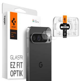 Spigen Optik.tR Ez Fit Google Pixel 9 Pro XL kamerasziget lencsevédő üvegfólia - 2db