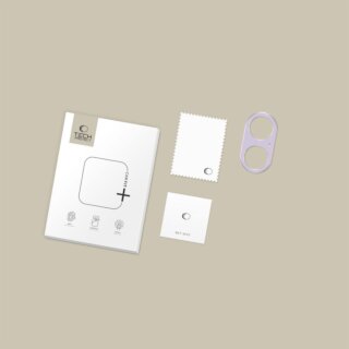 iKi Camalloy Fit+ iPhone 17 kamerasziget védő keret - lila