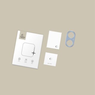 iKi Camalloy Fit+ iPhone 17 kamerasziget védő keret - kék