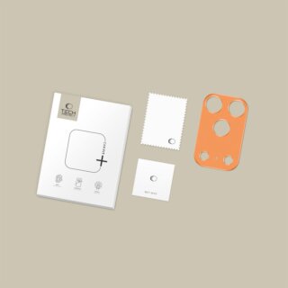 iKi Camalloy Fit+ iPhone 17 Pro kamerasziget védő keret - narancssárga