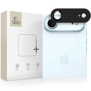 iKi Camfull Fit+ iPhone Air kamerasziget lencsevédő üvegfólia - fekete