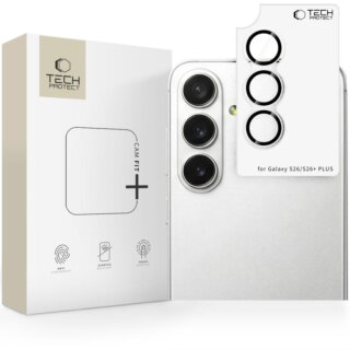 iKi Camring Fit+ Samsung Galaxy S26 / S26+ Plus kamera lencsevédő üvegfólia - átlátszó