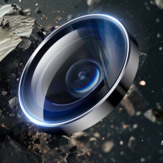 ESR Armorite iPhone 16 Pro / 16 Pro Max kamerasziget lencsevédő üvegfólia - fekete