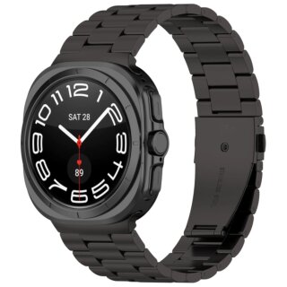 Bizon Strap Watch Aura Samsung Galaxy Watch Ultra 47mm fém szíj - fekete