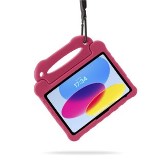 Pipetto Activity iPad 11" A16 (2025) / 10,9" (2022) gyerek ütésálló szilikon tok - rózsaszín