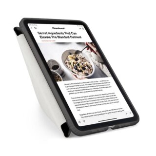 Pipetto Origami No1 Original iPad mini 7 (2024) / 6 (2021) 8,3” kinyitható ütésálló tok ceruzatartóval - fekete