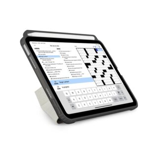 Pipetto Origami No3 Pencil iPad mini 7 (2024) / 6 (2021) 8,3” kinyitható ütésálló tok ceruzatartóval - fekete