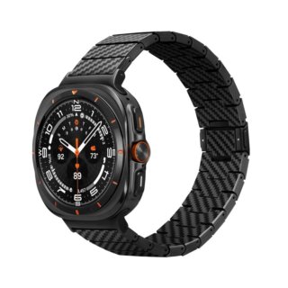 Pitaka Carbon Samsung Galaxy Watch / Ultra carbon szíj - fekete