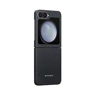 Pitaka MagEZ 5 Samsung Galaxy Z Flip 6 kemény hátlap tok - fekete