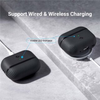 Piatak MagEZ Apple AirPods Pro 2 carbon tok - fekete