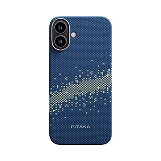Pitaka Tactile Woven MagSafe iPhone 16 aramid kemény hátlap tok - Milky Way Galaxy