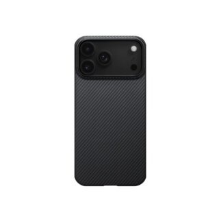 Pitaka Ultra-Slim iPhone 17 Pro Max aramid hátlap tok - fekete