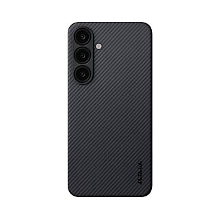 Pitaka Ultra-Slim Sansung Galaxy S25 aramid kemény hátlap tok - Twill fekete