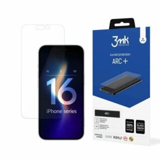 3mk Arc+ iPhone 16 Plus kijelzővédő fólia