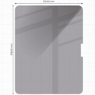 Bizon Glass Tab Clear Shadow iPad Pro 13” (2024) betekintésgátló kijelzővédő üvegfólia - 2db