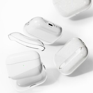 Ringke Air Apple AirPods Pro 3 szilikon tok + karabíner - átlátszó