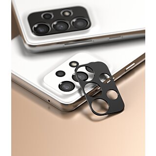 Ringke Camera Styling Samsung Galaxy A73 5G / A53 5G / A33 5G rozsdamentes acél lencsevédő - fekete