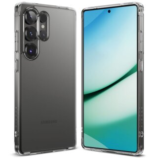 Ringke Fusion Samsung Galaxy S25 Ultra ütésálló szilikon hátlap tok - átlátszó/matt